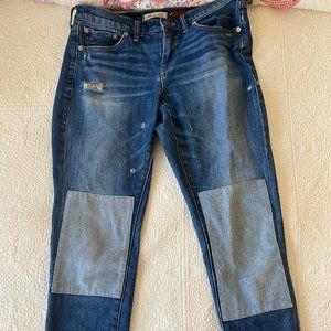 Madewell patch jeans// SIZE 28
